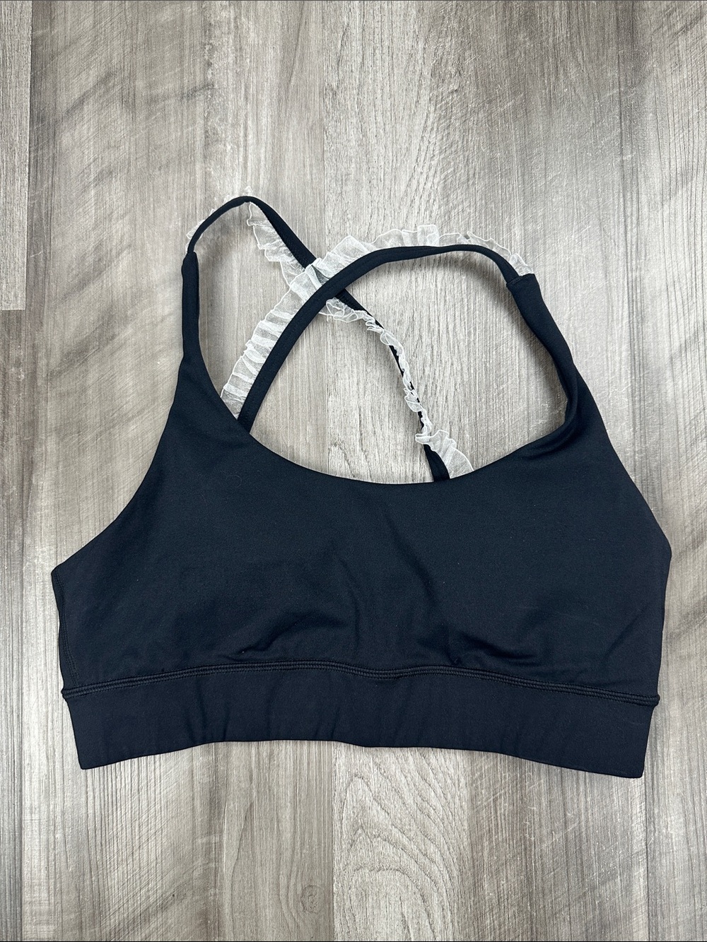 Sweetflexx Black Lace Sports Bra (NWOT) - Small